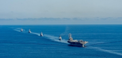  Skorea, Us, Japan Hold Joint Naval Drills In East Sea Involving Reagan Carrier G-TeluguStop.com