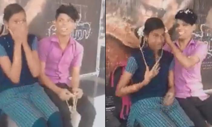  Viral: The Boy Tied A Clapper Around The Girl's Neck, Girl, Boy, Viral Latest, N-TeluguStop.com