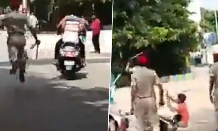  You Will Be Shocked To See What The Traffic Constable Did To Stop The Bike , Bih-TeluguStop.com