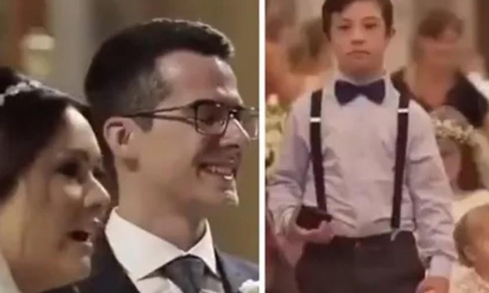  Viral The Groom Gave A Surprise To The Bride In The Hall What Happened , Marr-TeluguStop.com