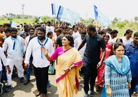  Ys Sharmila's Meeting With The Chief Leaders-TeluguStop.com