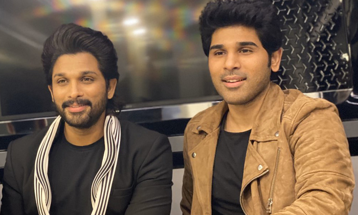  Allu Arjun Emotional When Allu Sirish Speech,allu Arjun,allu Sirish,urvashivo Ra-TeluguStop.com