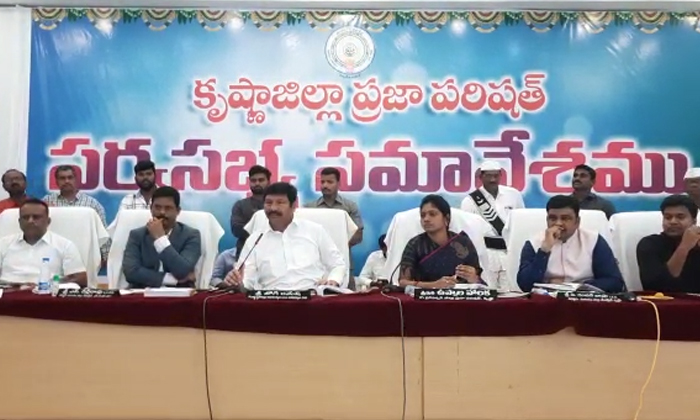  General Meeting Under The Chairmanship Of Zp Chairman Uppala Harika At Zp Conven-TeluguStop.com