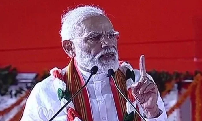  Pm Modi Praises Ap People In Visakha Sabha Pm Modi, Ap Cm Ys Jagan, Bjp, Ycp, Y-TeluguStop.com