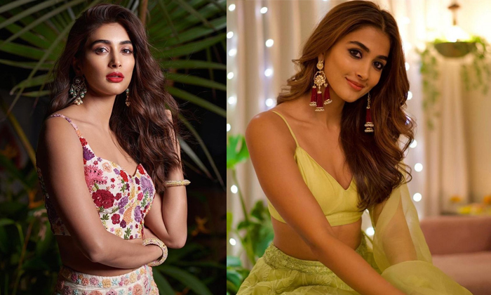  Pooja Hegde Latest Photo Shoot Viral Details, Pooja Hegde, Mahesh Babu, Trivikra-TeluguStop.com