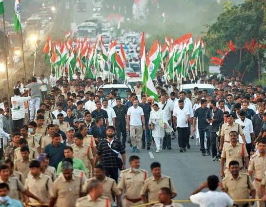  Rahul Padayatra In Hyderabad Today-TeluguStop.com