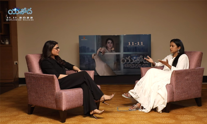  Samantha Speaks About The Journey Of Yashoda Details, Samantha, Yashoda ,directo-TeluguStop.com