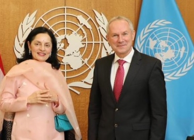  Ahead Of Assuming Unsc Chair, India's Un Permanent Representative Meets General-TeluguStop.com