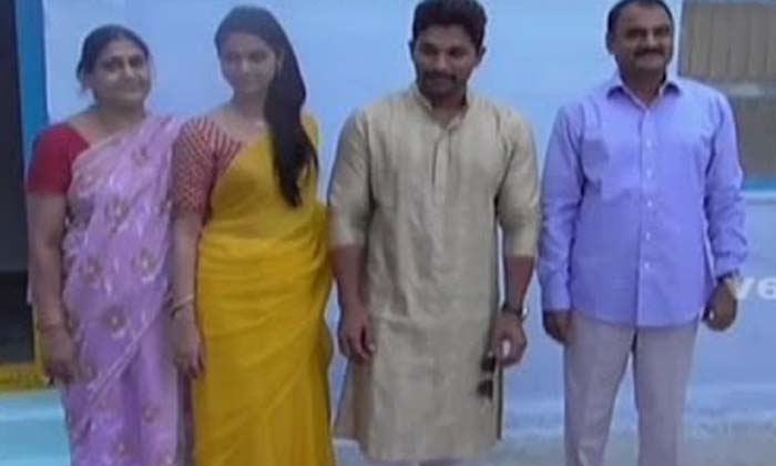 Telugu Allu Arjun, Alluarjun, Pushpa, Sneha Reddy, Tollywood-Movie