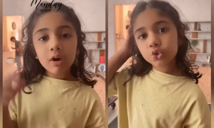  Bunny Shared A Cute Video By Allu Arha Speaking Telugu Details, Allu Arha,allu-TeluguStop.com