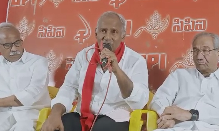  Cpi State Secretary Kunamneni Samba Siva Rao Comments On Modi Telangana Tour Det-TeluguStop.com