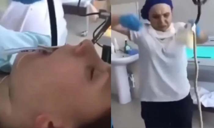  The Doctors Pulled Out The Snake Stuck In The Womans Mouth The Video Went Viral-TeluguStop.com