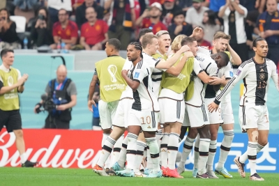  Germany Strike Late To Draw With Spain, Keep Qualifying Hopes Alive-TeluguStop.com