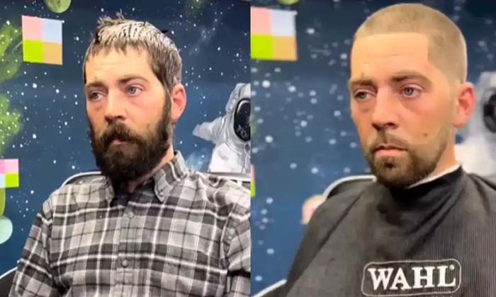  Barber Who Cut Hair For Homeless For Free Amazing Look , Barber, Hair Cutting, H-TeluguStop.com