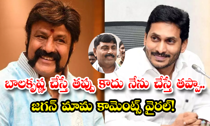 MLA Ravindranath Reddy Balakrishna: బాలకృష్ణ చేస్తే తప్పు కాదు నేను ...