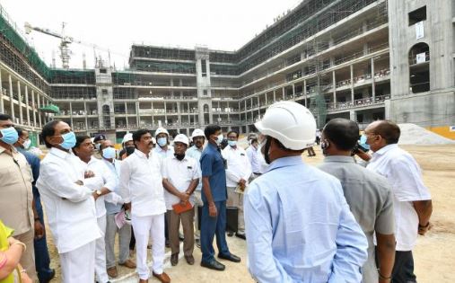  Cm Kcr For New Secretariat In Hyderabad..!-TeluguStop.com