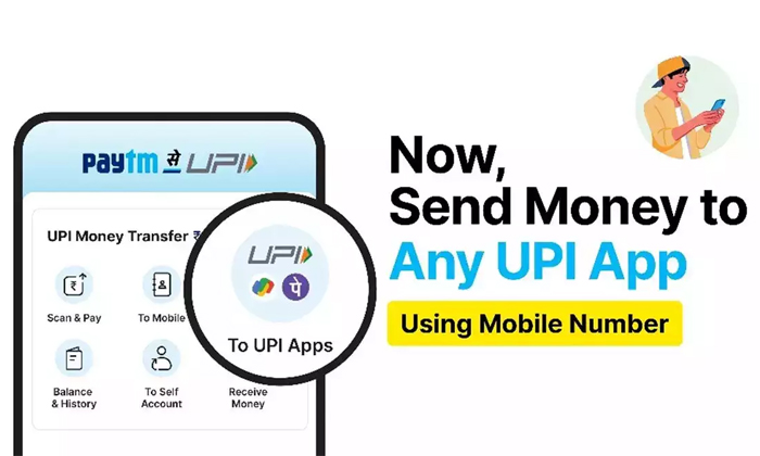  Now You Can Transfer Money To Other Upi Apps From Paytm Details, Paytm, New Feat-TeluguStop.com