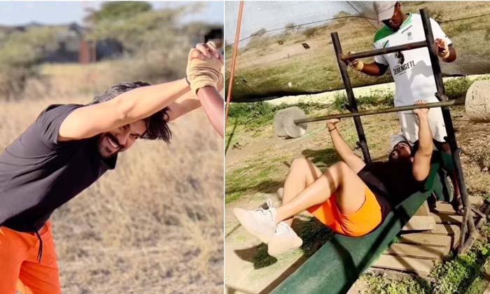  Ram Charan Going All Out Turns Beast Mode , Ram Charan, Tollywood, Video Viral ,-TeluguStop.com