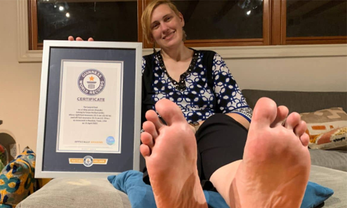  Tanya Herbert Guinness World Record For Largest Feet Details, Feets, Gunnis Reco-TeluguStop.com