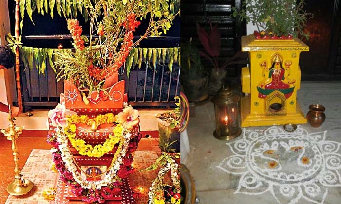 Telugu Bhakti, Devotional, Kartika Masan, Lord Siva, Tulsi Mata, Worship, Worshi