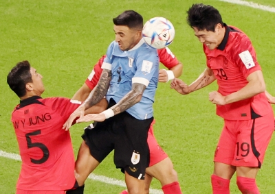  World Cup 2022: South Korea Hold Uruguay As La Celeste Hit Post Twice (ld)-TeluguStop.com