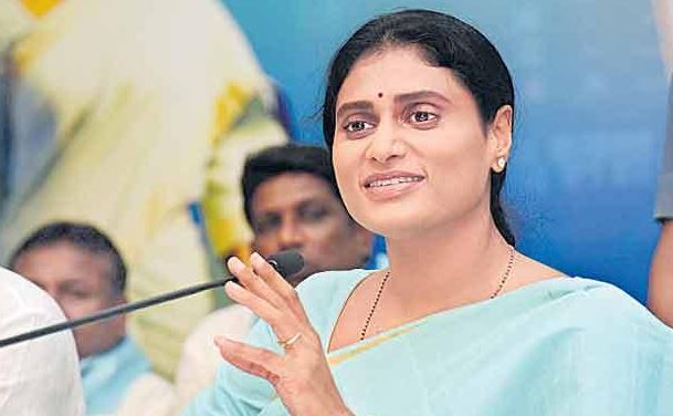  Ys Sharmila Fire On Trs Government-TeluguStop.com