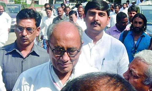  Digvijay Singh To Hyderabad Gandhi Bhavan..!-TeluguStop.com