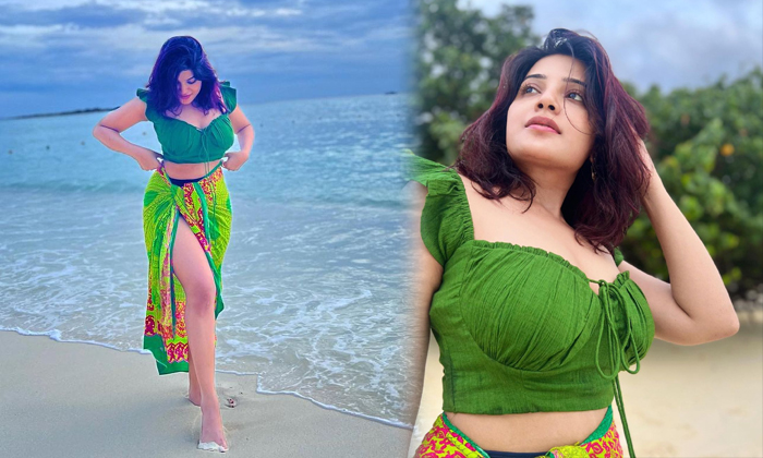 Glamorous Pictures Of Actress Aathmika Go Viral Her Beach Vacation Will Make You Go Wow 0847