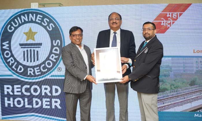  What Has Nagpur Metro Achieved In The Guinness World Record , Nagpur Station, Gu-TeluguStop.com