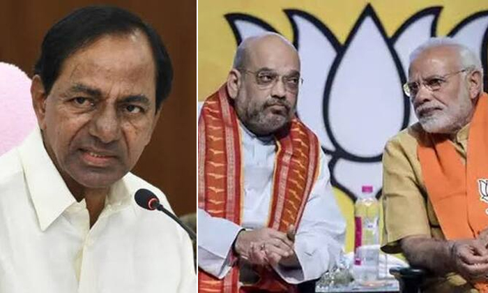  Why Did Kcr Not Talk About Modi And Amit Shah In His Speeches Details, Cm Kcr, K-TeluguStop.com