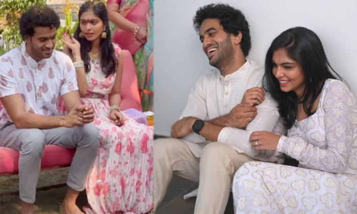  Bheemla Nayak Beauty Mounika Reddy Marriage Pics Viral Details, Mounika Reddy, A-TeluguStop.com