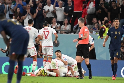  Defending Champions France Suffer Shocking Defeat At Hands Of Tunisia-TeluguStop.com