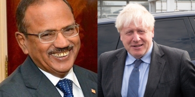  Ex-uk Pm Boris Johnson, Nsa Ajit Doval In Jaipur-TeluguStop.com