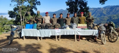  Explosives, Ammunition, Foreign Currencies Seized In Mizoram; 6 Held-TeluguStop.com