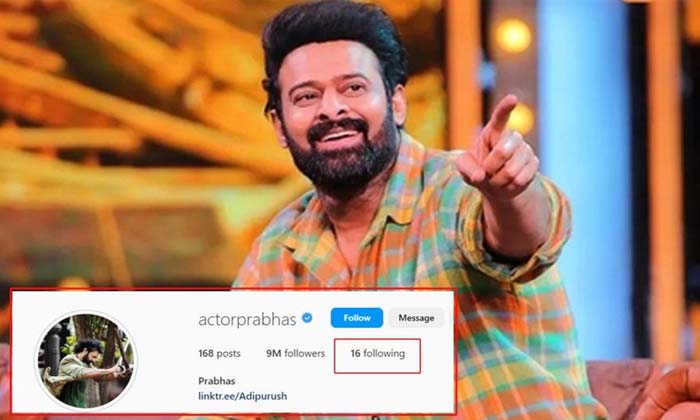 You Will Be Shocked To Know How Many People Are Following Prabhas On Instagram You Will Be Shocked To Know How Many People Are Following Prabhas On Instagram-TeluguStop.com