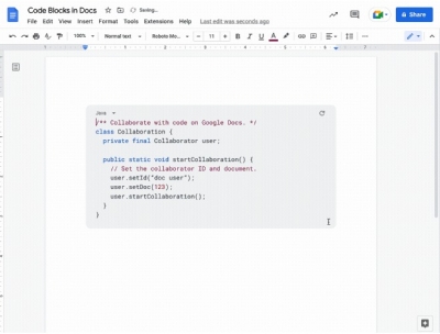  Google Docs Rolls Out Code Blocks For Easier Formatting-TeluguStop.com