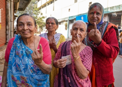  Gujarat Assembly Polls Phase 2: 34.74% Voter Turnout Recorded Till 1 P.m.-TeluguStop.com