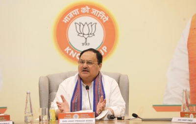  'jan Aakrosh Yatra': Nadda To Visit Jaipur To Flag Off Chariots-TeluguStop.com