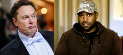  Kanye West Calls Elon Musk 'half Chinese'-TeluguStop.com