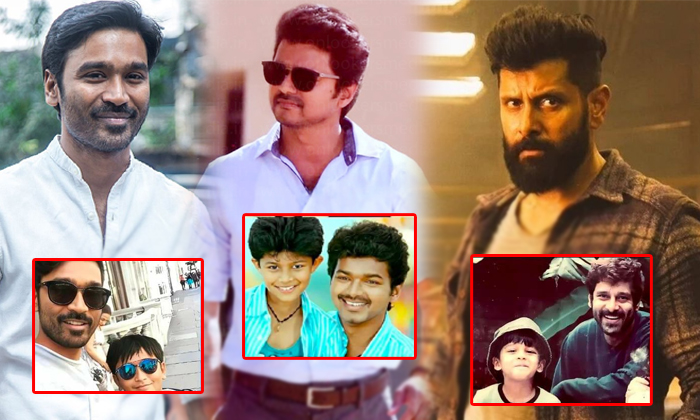  Kollywood Heros And Their Sons,vikram, Arjun Reddy Remake, Thalapathy Vijay Kuma-TeluguStop.com