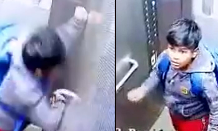  The Boy Who Was Stuck In The Lift Viral Video, Viral News, Lift Failure, Lift Vi-TeluguStop.com
