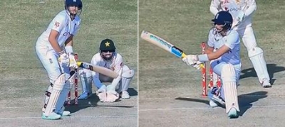  Pak Vs Eng, 1st Test: Joe Root Leaves World Cricket Stunned By Batting Left-hand-TeluguStop.com