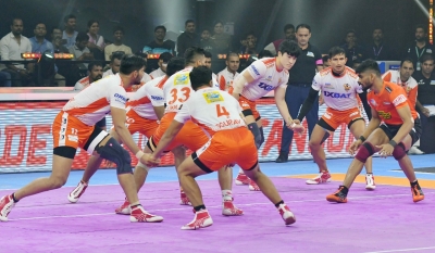  Pkl 9: Parteek Dahiya Helps Gujarat Giants Register Come From Behind Victory-TeluguStop.com