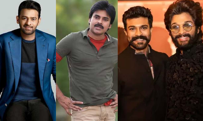 Telugu Allu Arjun, Chiranjeevi, Satya Dev, Pawan Kalyan, Prabhas, Ram Charan, Sa