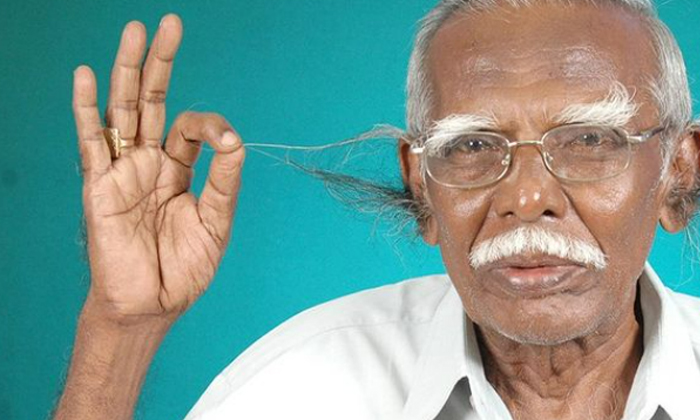  Retired Master Who Holds Guinness Record For Growing Ear Hair , Ear, Hair, Anton-TeluguStop.com