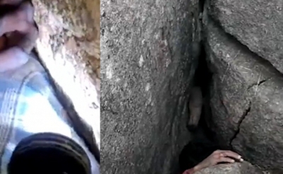  Telangana Man Stuck Under Rocks Rescued Safely After Over 42 Hrs-TeluguStop.com