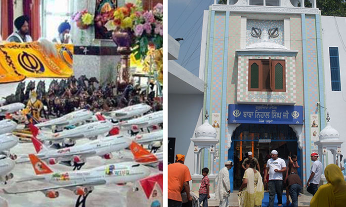  Airplanes Are Gifts In The Temple.. Where Else , Airplanes , Temple, Devotion-TeluguStop.com