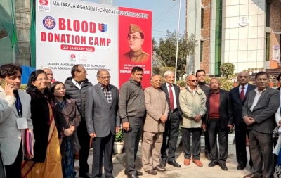  500 Engineering Students Donate Blood On Netaji’s Birthday-TeluguStop.com