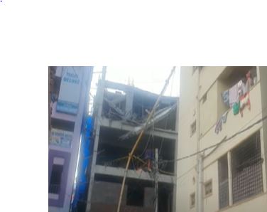  Breaking: A Building Collapsed In Kukatpally, Hyderabad.-TeluguStop.com