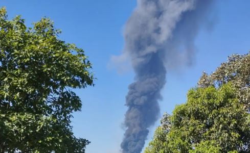  Massive Fire In Nashik, Maharashtra-TeluguStop.com